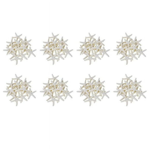 120 Pieces Creamy-White Pencil Finger Starfish for Wedding Decor, Home Decor and Craft Project