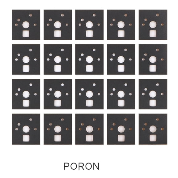 120 Pieces Mechanical Keyboard Switch Sticker Noise Dampener Foam Sound Reduction Insulation Film for Switch Stabilizer