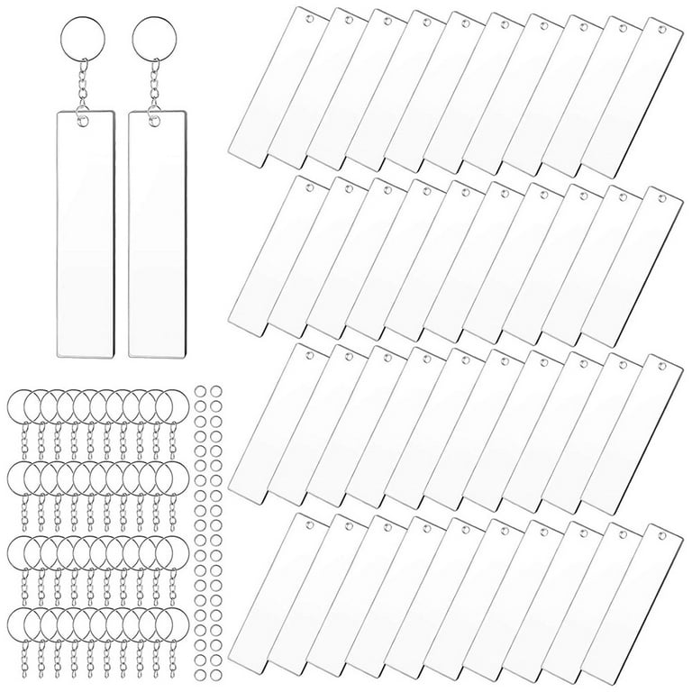 Rectangle acrylic keychain outlet