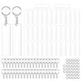 thumbnail image 1 of 120 Pieces Rectangle Acrylic Key Chain Blank Transparent Acrylic KeyChain Blank, 1 of 8