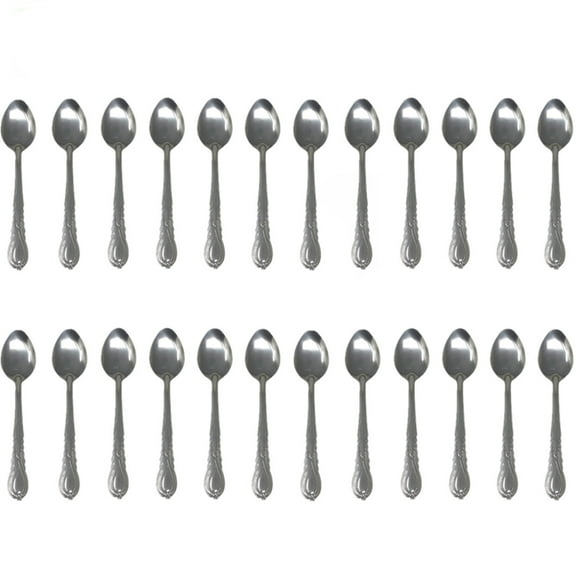120 Pieces Stainless Steel Dinner Spoons Flatware Tableware Set Kitchen 7.25 inch