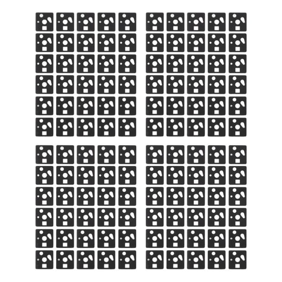 120 Pieces Sticky Keyboard Switch Pads Replaces Universal Parts Shaft Lower Pad Style B Poron