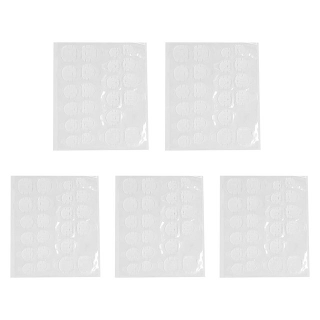 120 Pieces Tabs Practical Waterproof Press On Nails Sticky Tab DoubleSide Tape Stickers for