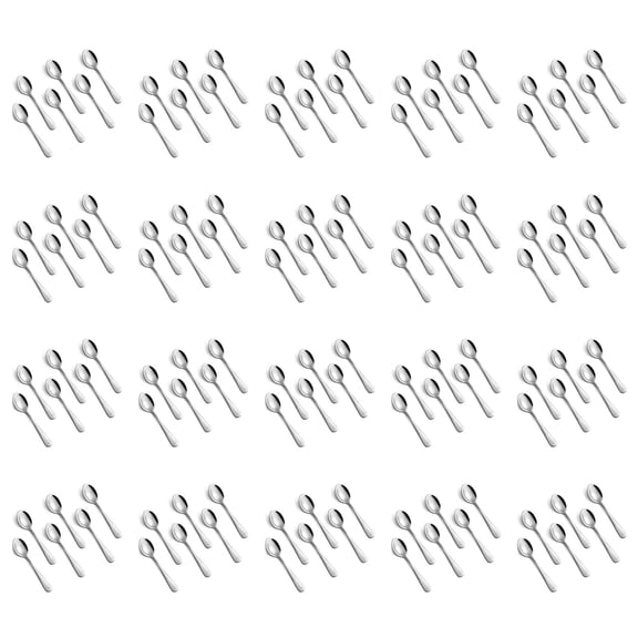 120 Pieces of Espresso Spoon, 4.7 Inch Stainless Steel Mini Coffee Spoon Dessert Spoon