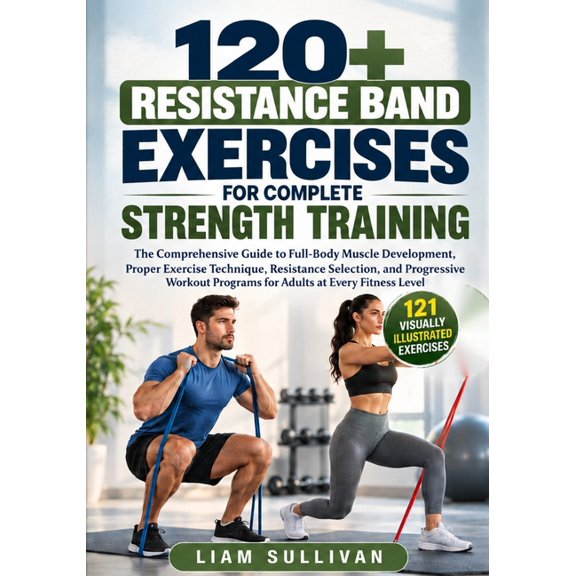 120+ Resistance Band Exercises for Complete Strength Training: The Comprehensive Guide to Full-Body Muscle Development, , (Paperback)
