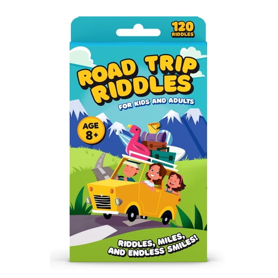 120 Road Trip Riddles - Road Trip Car Game for Kids