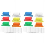 120 Sets Hanging File Tabs and Inserts,Colorful File Folder Labels ...