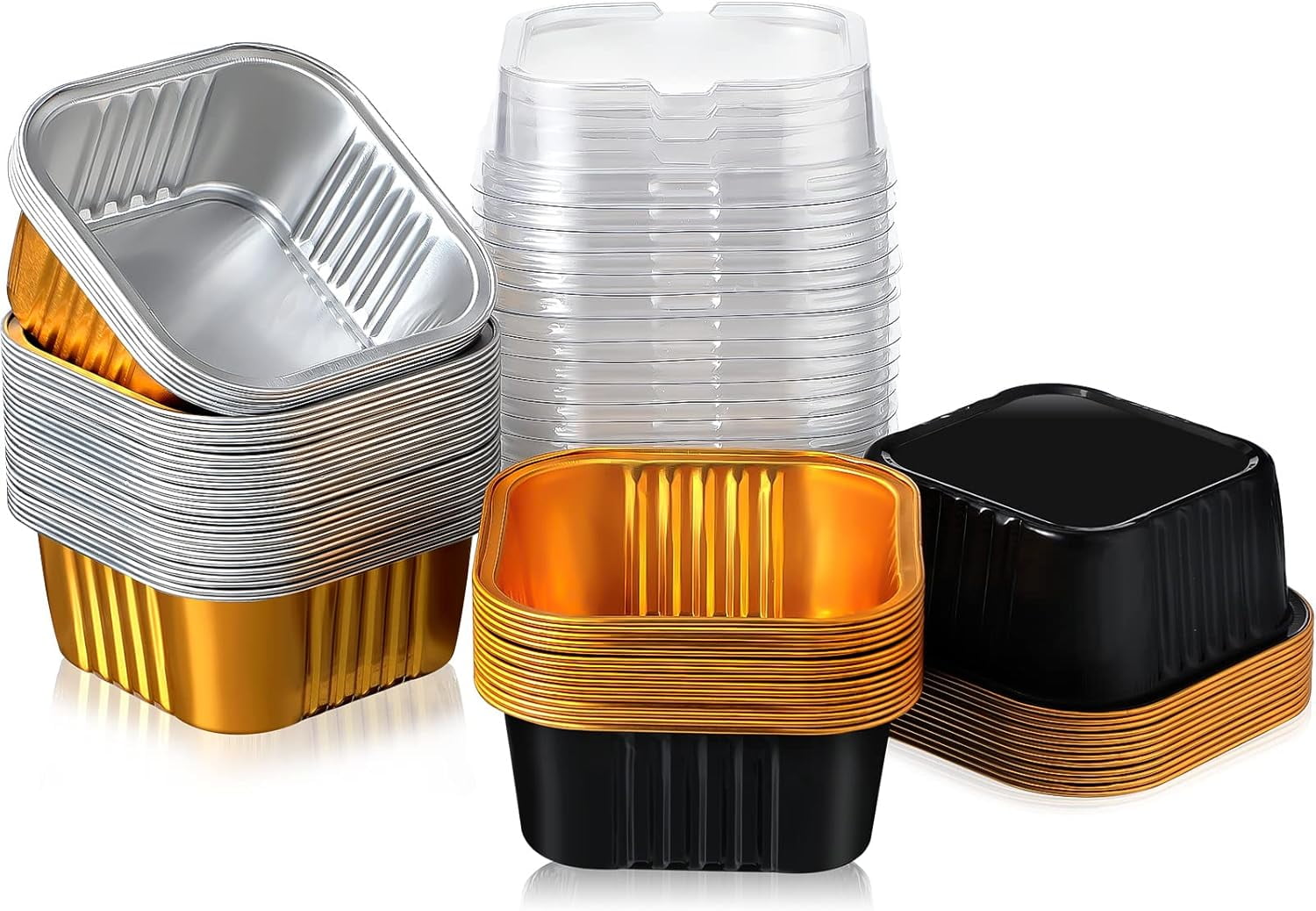 Mini Aluminum Loaf Pans With Lids | The Tube