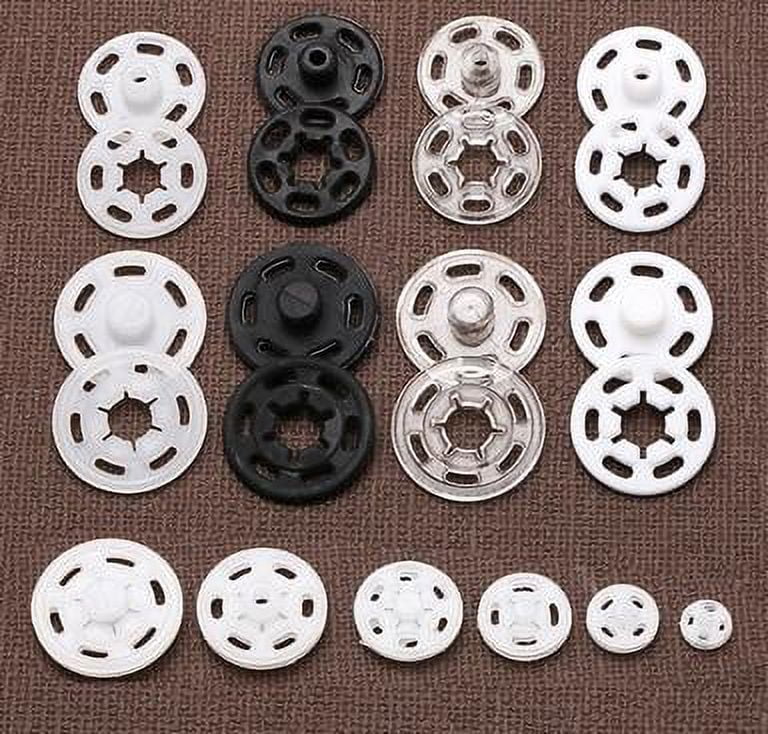 120 Sets Snap Buttons Sewing Snap Button Fastener Tool Plastic Sewon