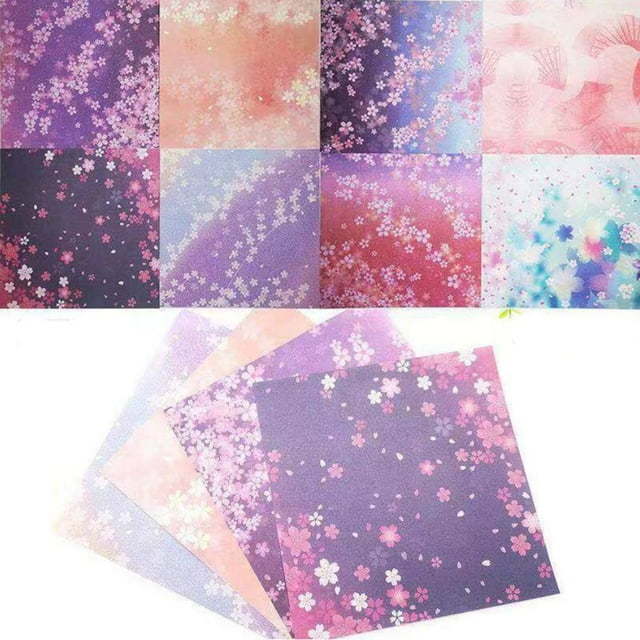 120 Sheets Origami Paper MMF7 6x6 inch Beautiful Flower Double Sided