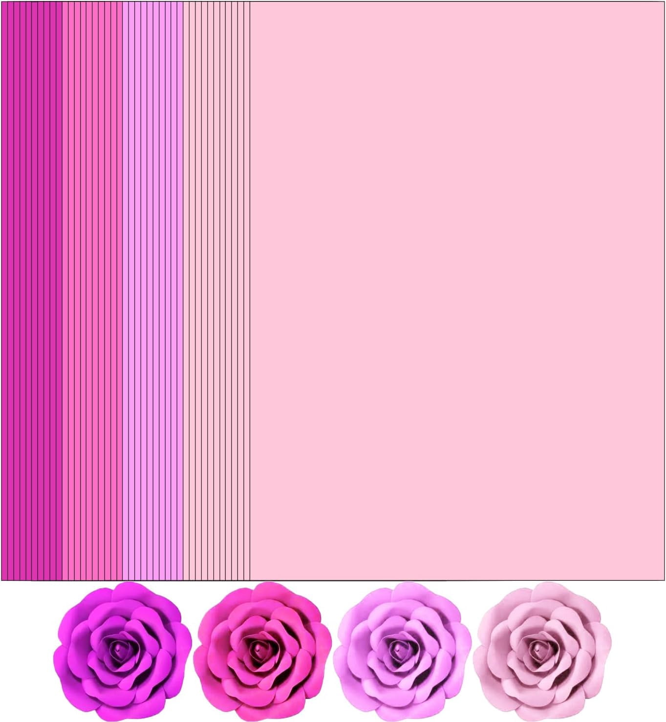 120 Sheets Pink Colored Cardstock, Art Kraft Cover Stock Paper, 65lb/175GSM for Card Construction Making, Scrapbooking, Printing, Quilling and Crafts DIY 4 Shades, 30 Sheet Each Color