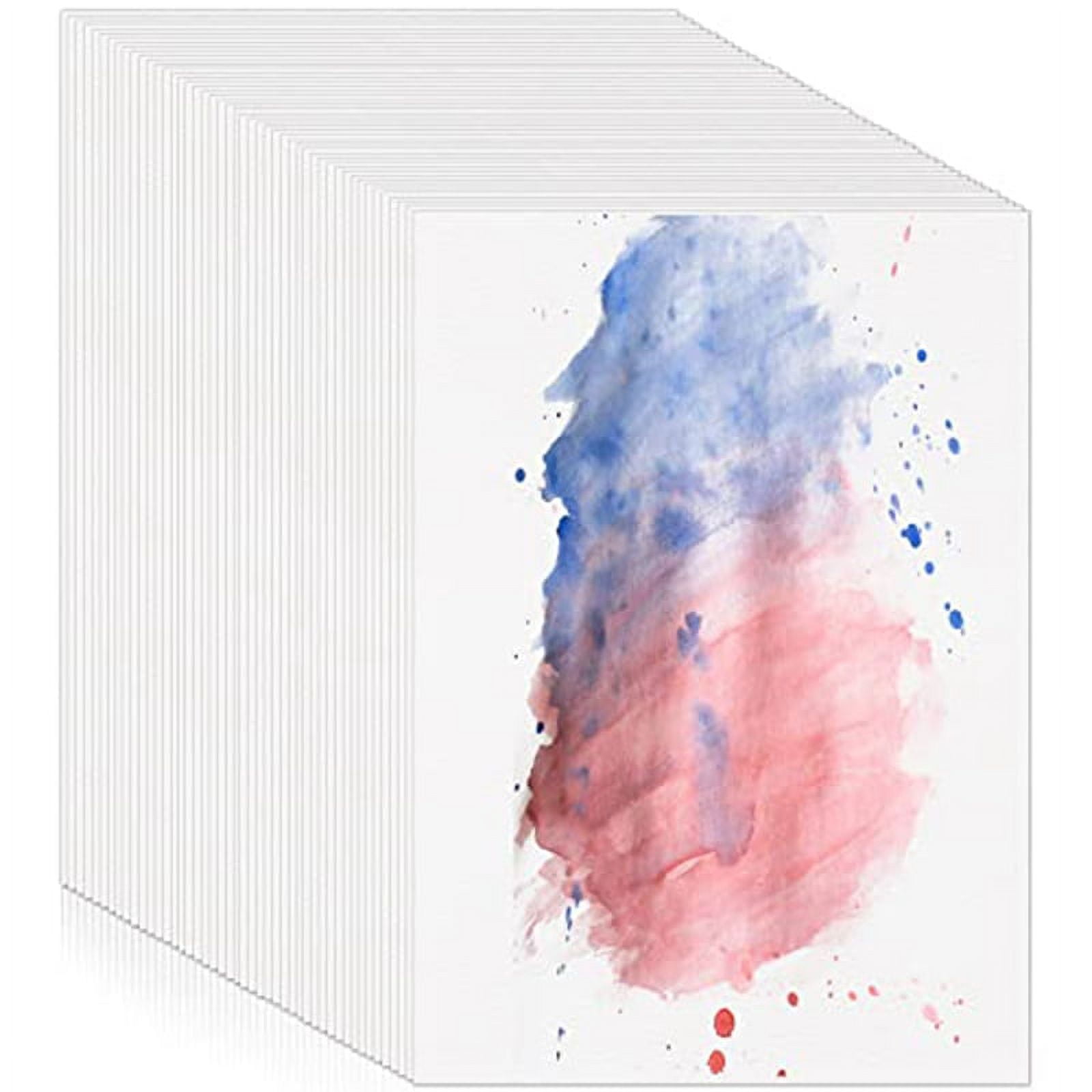 120 Sheets Watercolor Paper , 300GSM White Water Color Paper Child