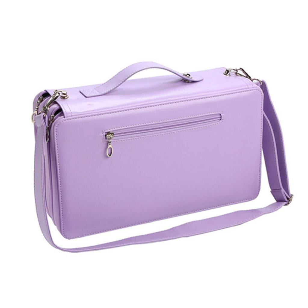 120 Slot Marker Carrying Case Marker Organiser Storage Bag with Shoulder Strap