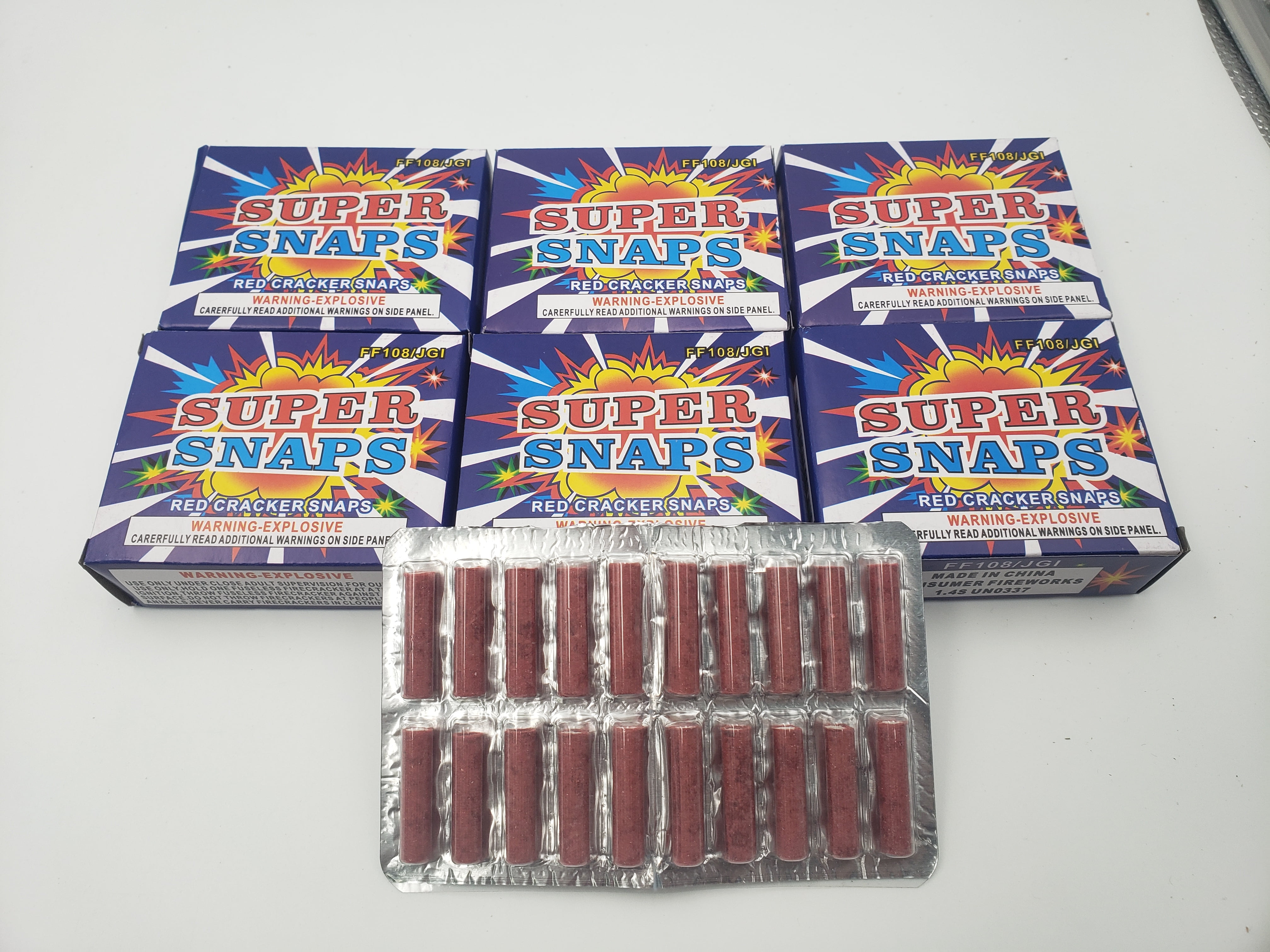120 Super Snaps, It Is Super loud sound compare to Regular Snaps