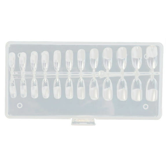 120 Transparent Water Tube Full Coverage Nails for DIY Nail Salon Practice and Easy Application