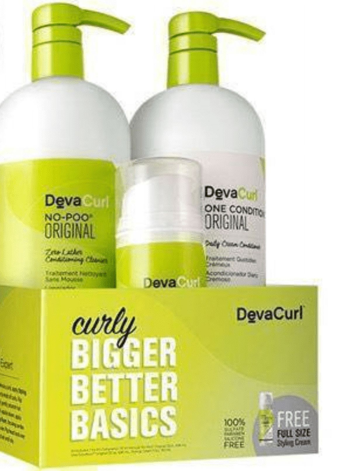 (120 Value) Devacurl Bigger Better Basics for Super Curly Hair Gift