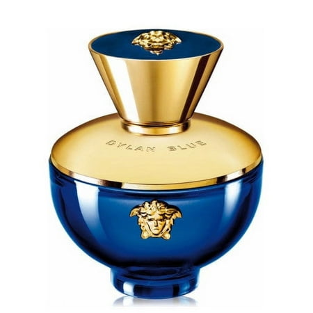 ($120 Value) Versace Dylan Blue Pour Femme Eau De Parfum, Perfume for Women, 3.4 Oz