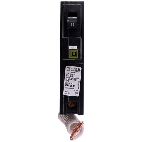 120-Volt 15-Amp HOM115CAFI Miniature Circuit Breaker 120V 15A