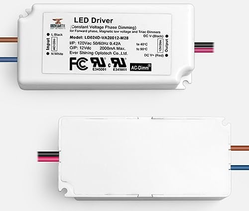 120 Volts -24V 24W | Constant Voltage LED Driver with Triac Dimming ...