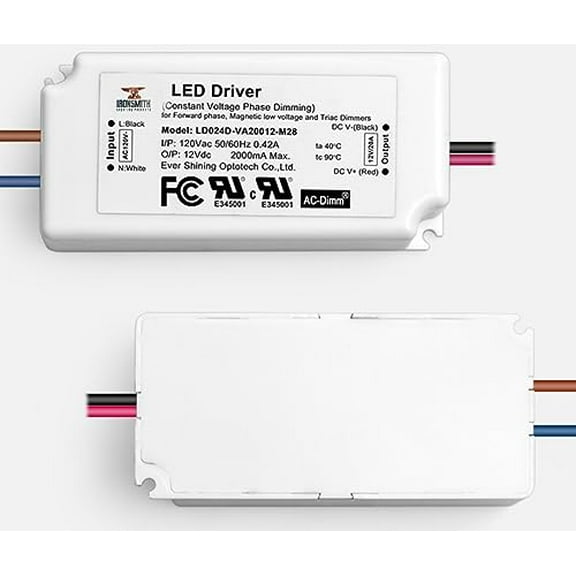 120 Volts -24V 24W | Constant Voltage LED Driver with Triac Dimming