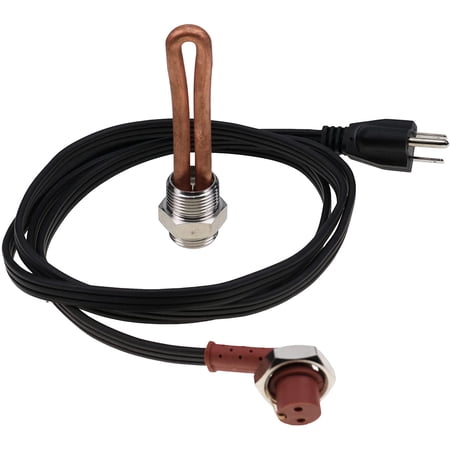 120 Volts 750 Watts Engine Block Immersion Heater 3500022 for Cummins, Paccar, 3/4" NPT Thread