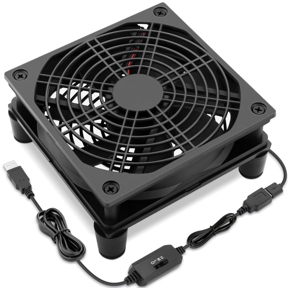 120 computer cooling fan 53 speed controller silent cooling suitable for router receiver-5 home internet gateway modem mini
