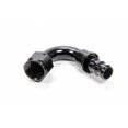 thumbnail image 1 of 120 deg 12 AN Hose to 12 AN Female Aluminum Hose End Fitting, Black Anodize, 1 of 1