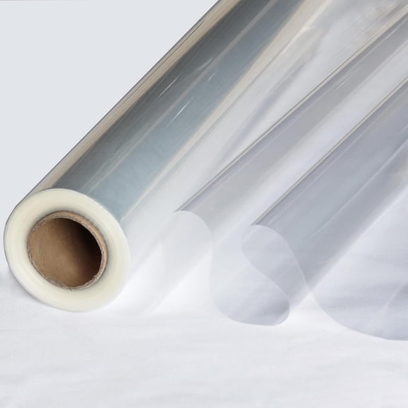 120 ft Clear Cellophane Wrap Roll (34" x 120’Ft) 3 Mil Thicken Cellophane Wrap Roll for Gifts, Baskets, Flowers, Party Decorations (34" fold into 17")