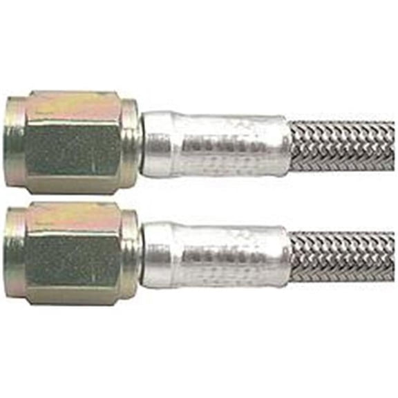 120 in. No. 3 Braided Steel Brake Lines with -3AN Straight Ends