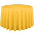 thumbnail image 1 of LTC Linens 120 in. Round Tablecloth - Gold, 1 of 5