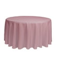 thumbnail image 1 of 120 inch Round Polyester Tablecloth Dusty Rose, 1 of 2
