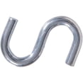thumbnail image 1 of 120 lbs x 2.5 in. Zinc Plated S-Hook, Pack of 5, 1 of 1