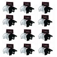 thumbnail image 1 of 120 pcs Elastic Hair Ties Holder (Black/White), 1 of 2