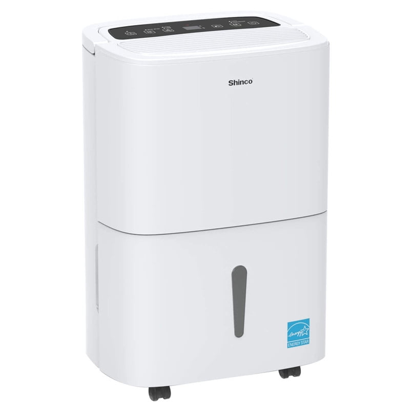 120 pt. 6000 sq. ft. 8.5 pt. Bucket Dehumidifier in White with Auto Defrost, Inside Drying, Bucket Full Indicator
