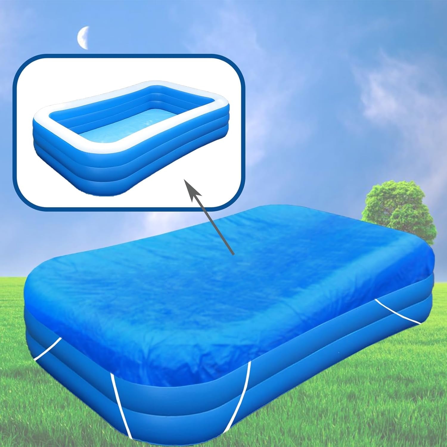 120 x 72 Inflatable Pool Cover, 10x6 Rectangular Pool Cover, 10 ft Rectangle Pool Cover, 120 * 72 Inch Inflatable Pool Cover, Inflatable Pool Cover 120x72 Rectangle, Pool Cover 10 ft Rectangle1