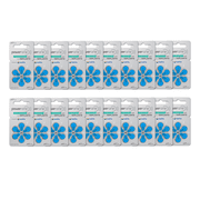 120 x Size p675 PowerOne IMPLANT Plus Cochlear Hearing Aid Batteries