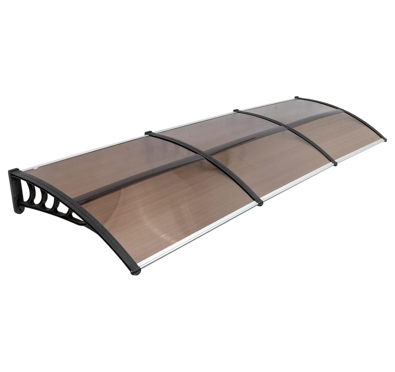 120"x40" Window Door Awning Canopy, Polycarbonate Cover Entry Door