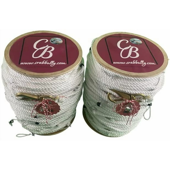 1200' 1/4" 3 Strand Medium-Soft Lay Twisted Nylon 3/16" Snood Trotlines (FREE SHIPPING!)
