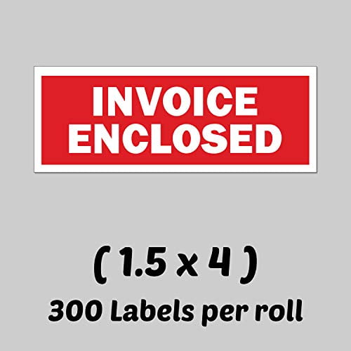 Invoice Enclosed Labels For Secure Shipments