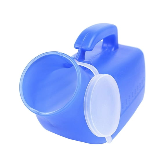 1200 ML Male Urinal with Cap Reusable Plastic Urinal Pot Men Urinal Accessories for Home Elderly Bedridden