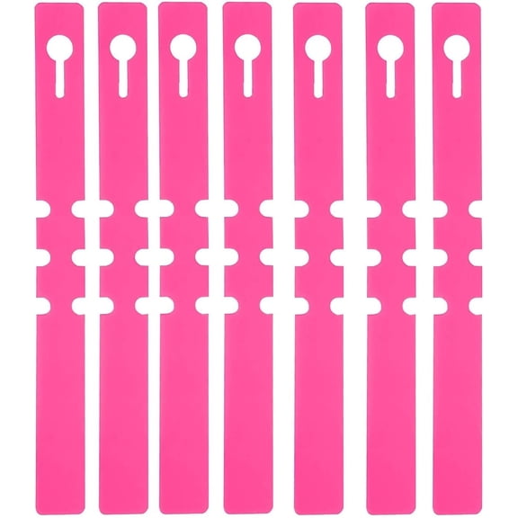 1200 PCS Pink Plant Labels Tags, Adjustable Wrap Around Waterproof Hanging Garden Tree Tags Plant Loop Tag for Identifying Various Outdoor Nursery Plants Flowers, 2x20cm