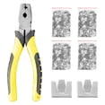 thumbnail image 1 of 1200 PCS Wire Cage Clips with Pliers Set, Heavy-Duty Fence Ring Pliers Tool Kit for Animal Cage Assembly, Universal C-Clip Installation Tool for Chicken Coop, Rabbit Hutch, Bird Cage, Poultry Fencing, 1 of 4