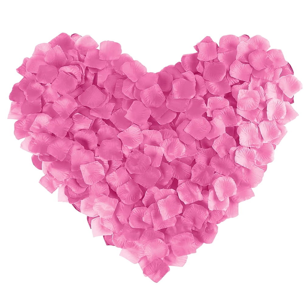 1200 Pcs Artificial Rose Petals, NonWoven Flower Petals for Romantic