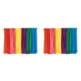 thumbnail image 1 of 1200 Pieces (200 per Color) Small Colored Zipper Ties 4Inch Multicolor Zipper Ties for Decorating Mesh Garland Supplies, 1 of 7