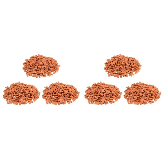 1200 Pieces Mini Bricks for Landscaping Miniature Bricks Brick Wall Small Bricks for Dollhouse Garden Parts,1/35 Scale