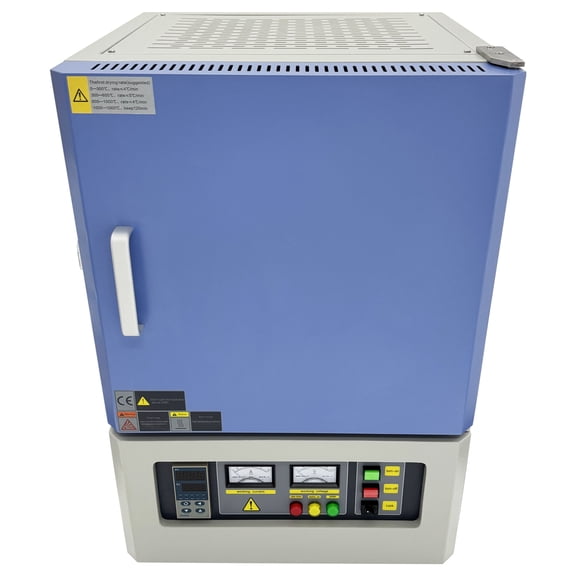1200 Programmable Muffle Furnace Intelligent Processing Furnace for Laboratory Sintering Heat Treatment 110V 2.5KW
