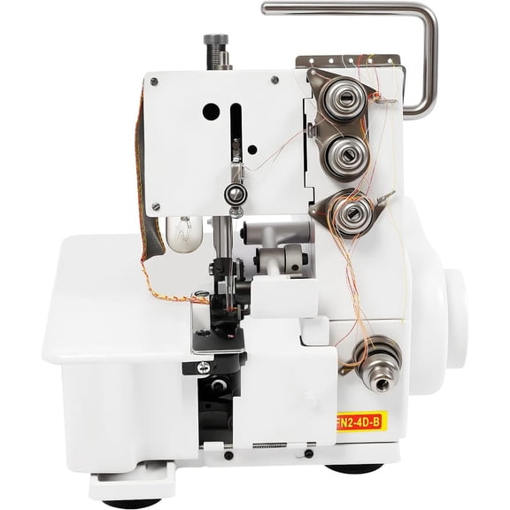 1200 Stitches/min Serger Overlock Machine, Professional 4 Thread Lockstitch Machine, 100W 110V Seaming w/Locking Edges, 0.1-0.13in  Pitch Sewing Machines w/Foot Controller, for  Fabrics