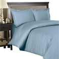 thumbnail image 1 of 1200 TC 100% Egyptian Cotton Premium 5PCs Duvet set ( 1- Duvet Cover + 4 - Pillow Shams ) Zipper Closur Ultra Soft Durable and Fade Resistant Color Light Blue Stripe size Full, 1 of 5