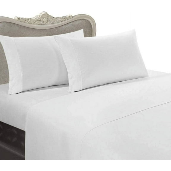 1200 TC Cal King White Egyptian Cotton Sheet Set 1200TC