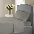 thumbnail image 1 of 1200 Thread Count 100% Cotton Solid Sheet Set (Full, Silver), 1 of 4